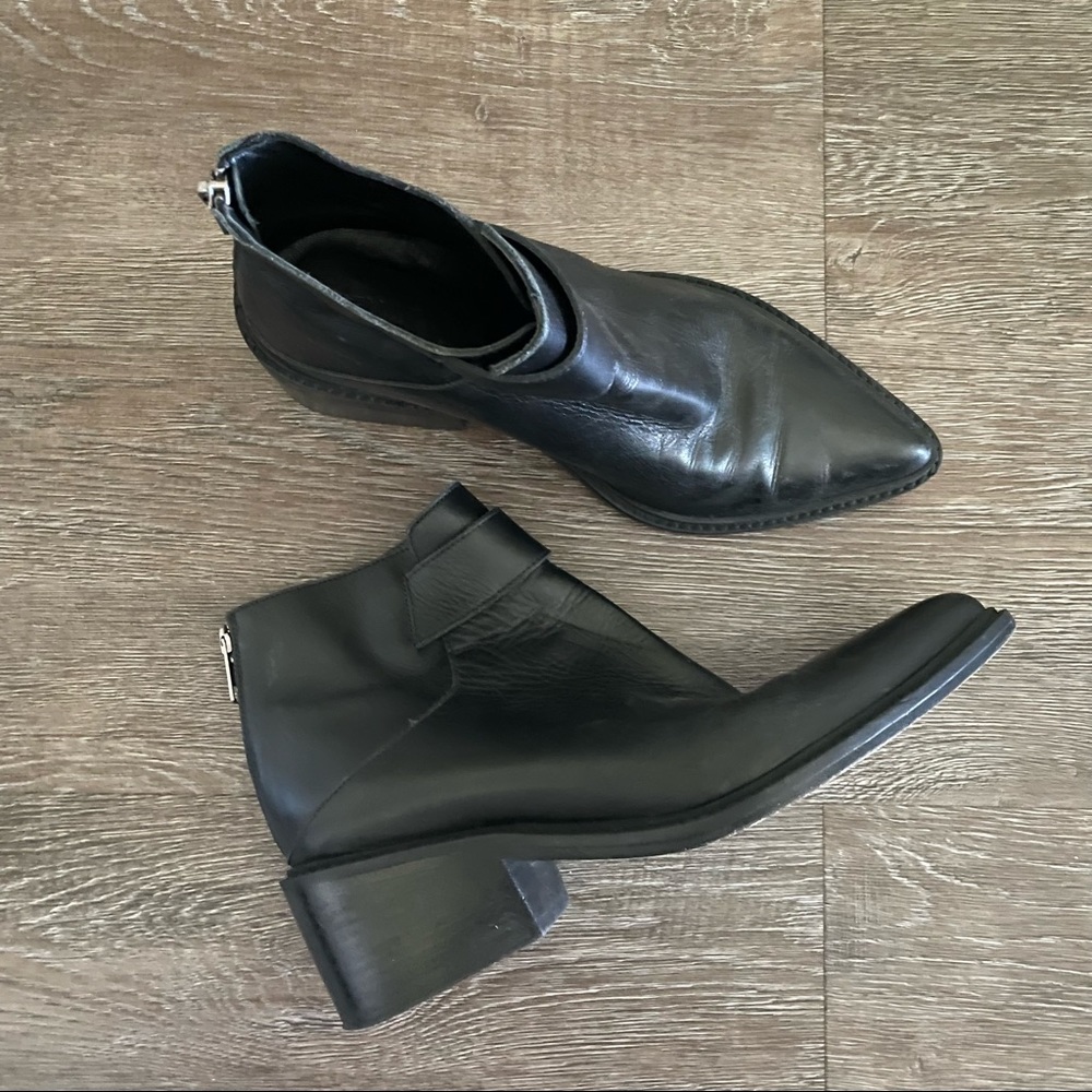 Helmet Lang Schist Envelope Black Leather Boots